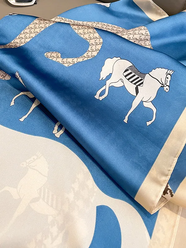 Square Animal Printed Houndstooth Scarfs&Hats