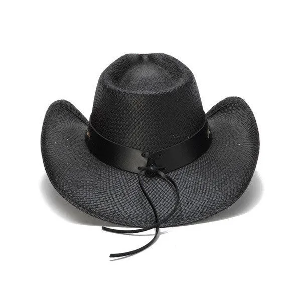 Stampede Hats - Black Vintage Eagle USA Cowboy Hat
