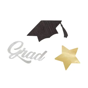 Stars and Caps Confetti, 1 Count