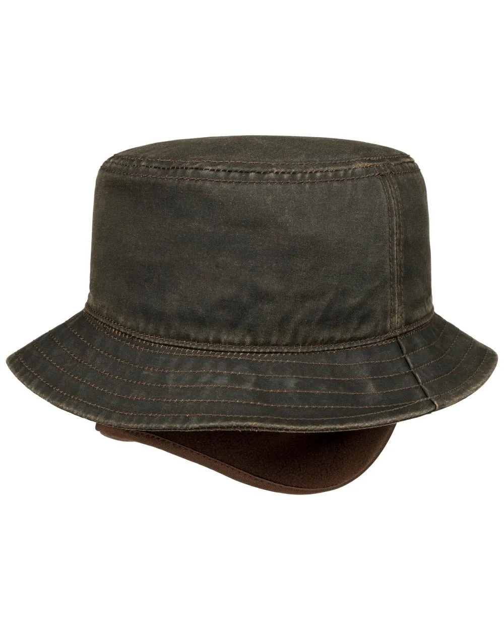 Stetson Cloth Bucket Hat With Ear Flaps