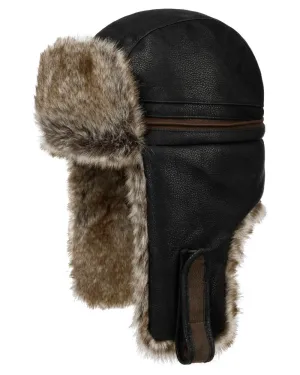 Stetson Cowhide Bomber Aviator Hat