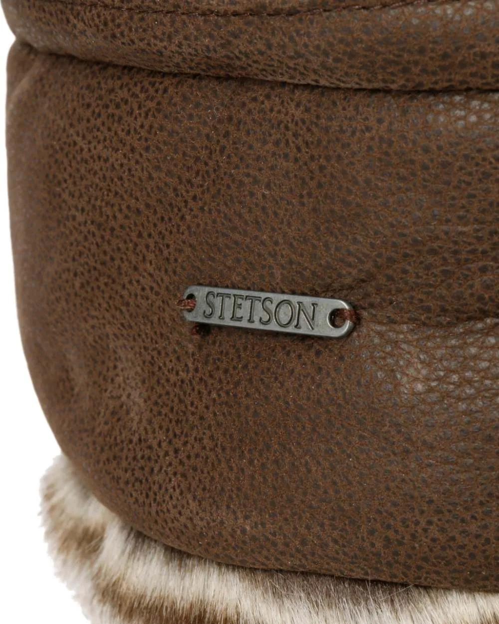 Stetson Cowhide Bomber Aviator Hat