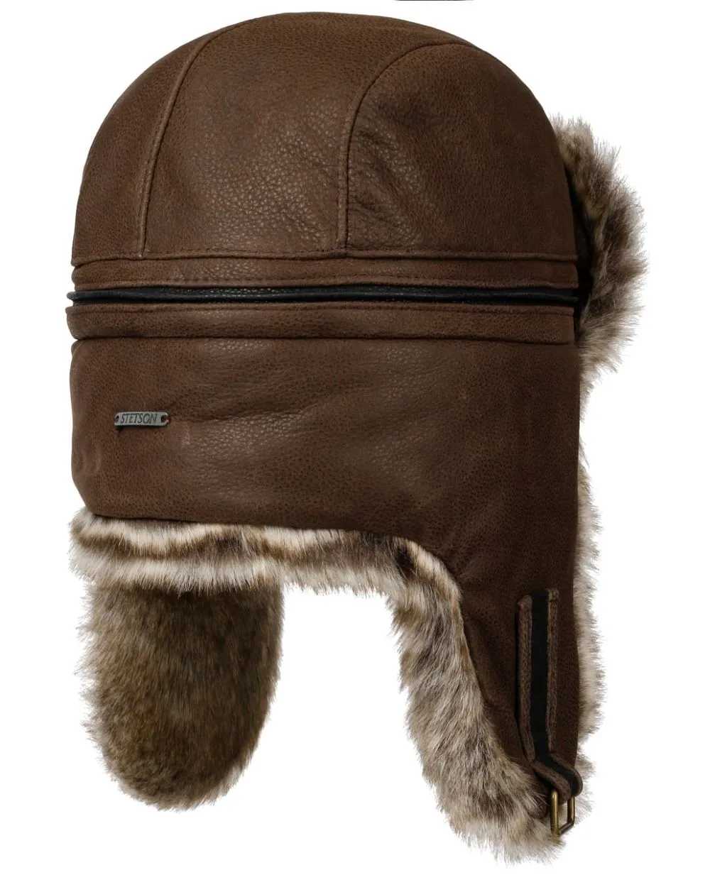 Stetson Cowhide Bomber Aviator Hat