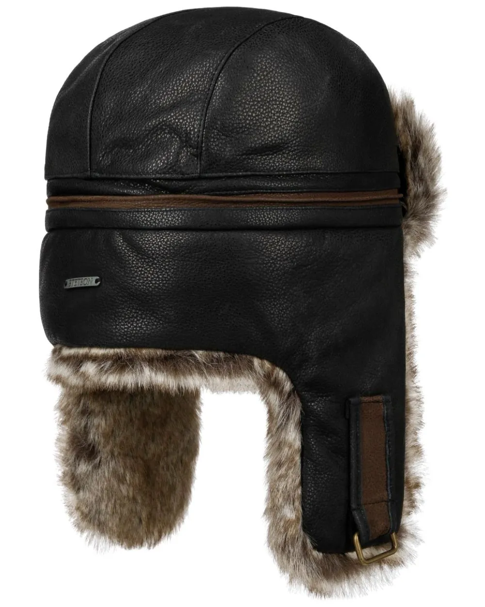 Stetson Cowhide Bomber Aviator Hat