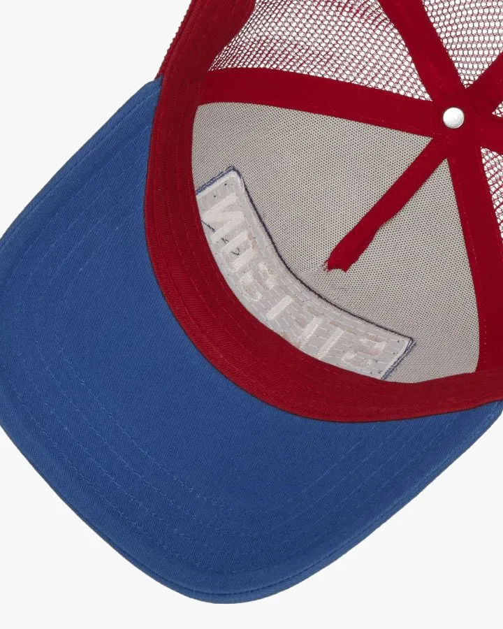 Stetson Gasoline Trucker Cap - Blue / Red