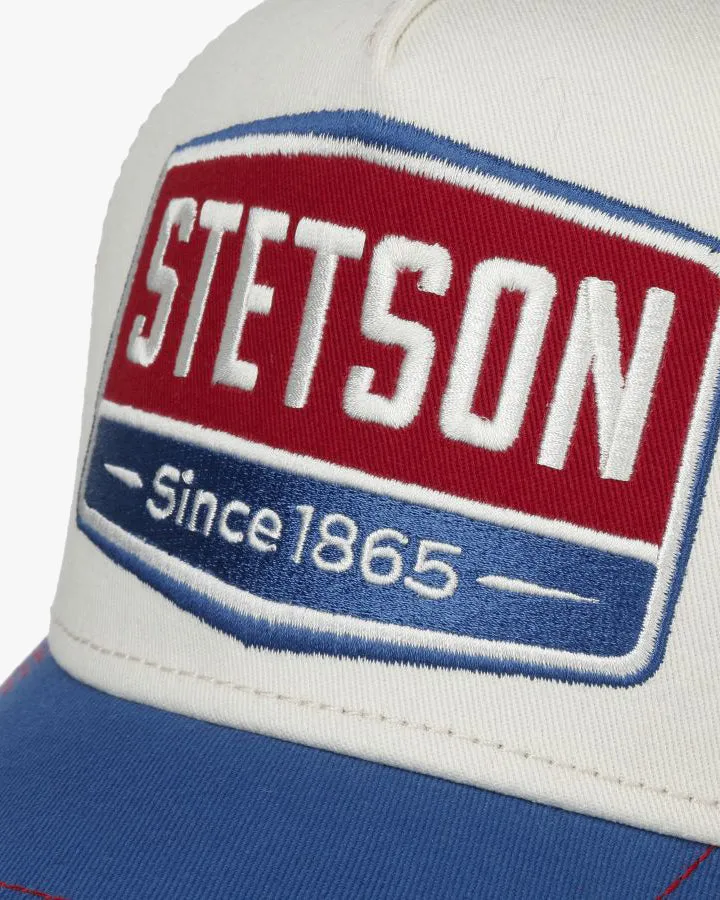 Stetson Gasoline Trucker Cap - Blue / Red