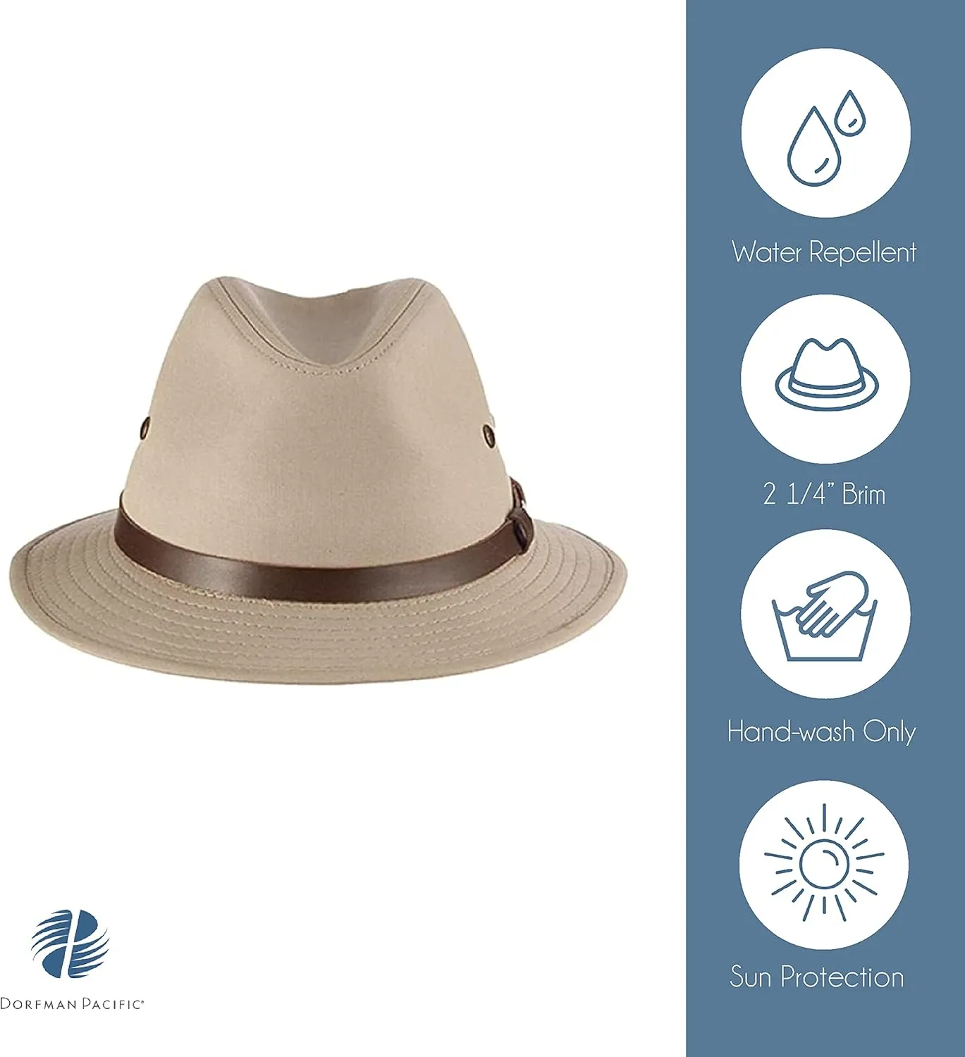 Stetson Men's Gable Rain Safari Hat