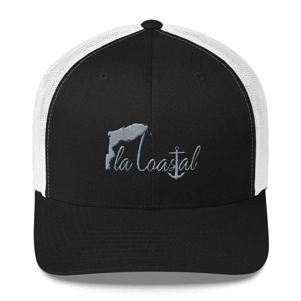Stone Grey Retro Trucker
