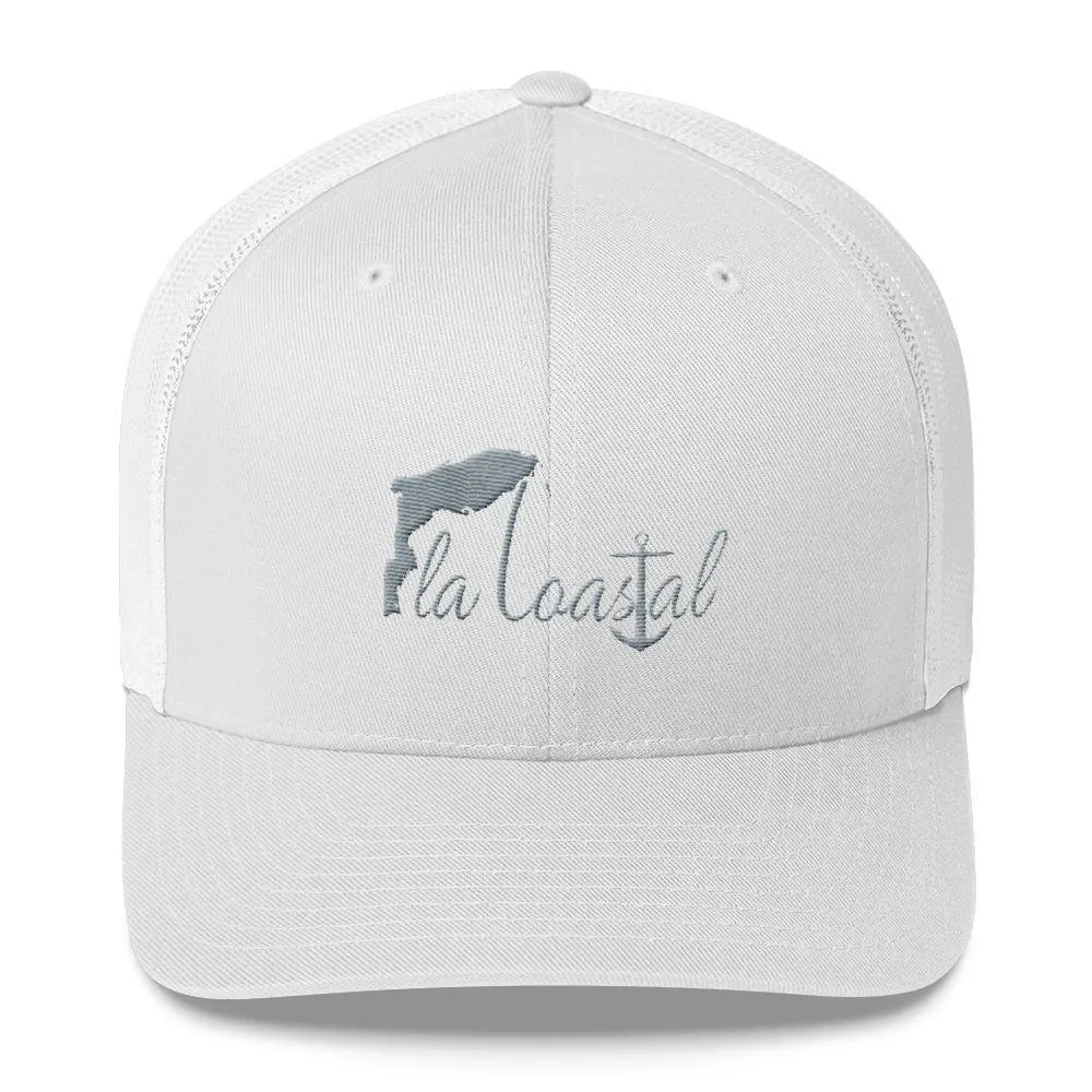 Stone Grey Retro Trucker
