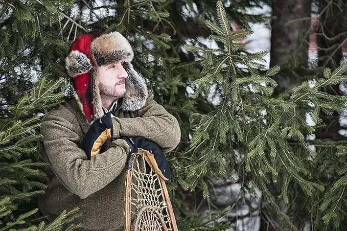 Stormy Kromer Northwoods Trapper Hat - Insulated Wool Winter Hat with Ear Flaps