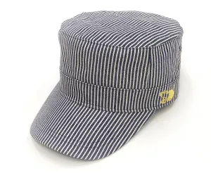 Studio D'artisan Hickory Work Cap Men's Adjustable Flat Top Railroad Engineer Hat 7222H