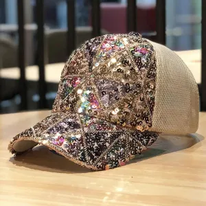 Summer Baseball Snapback Embroidered Mesh Caps