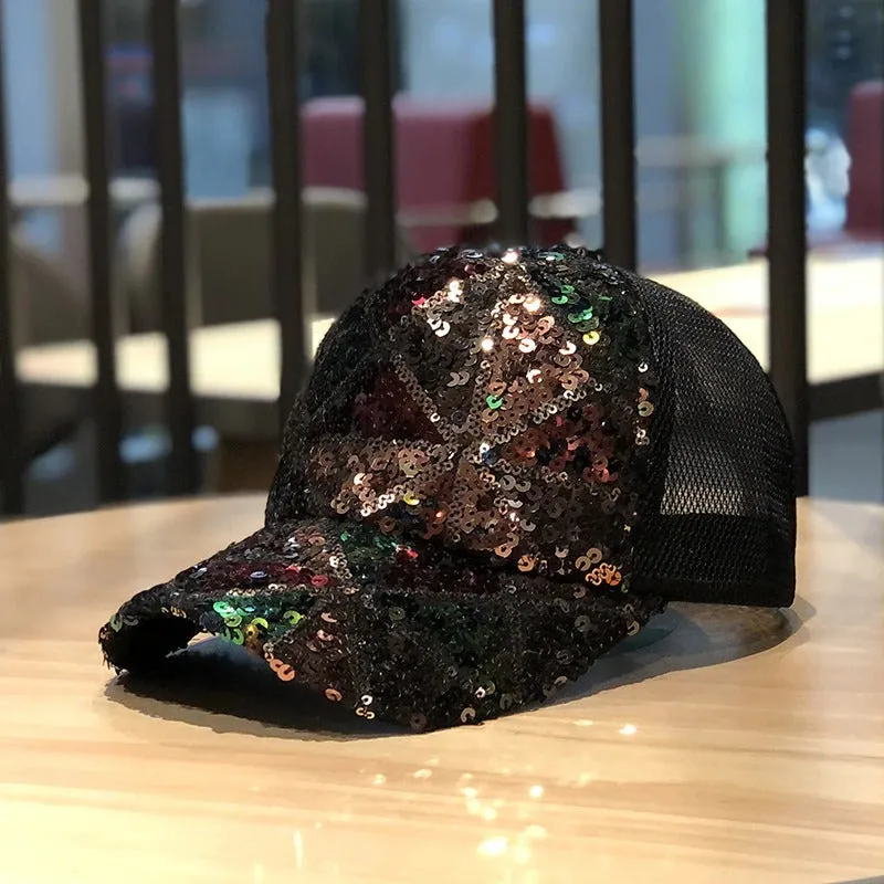 Summer Baseball Snapback Embroidered Mesh Caps