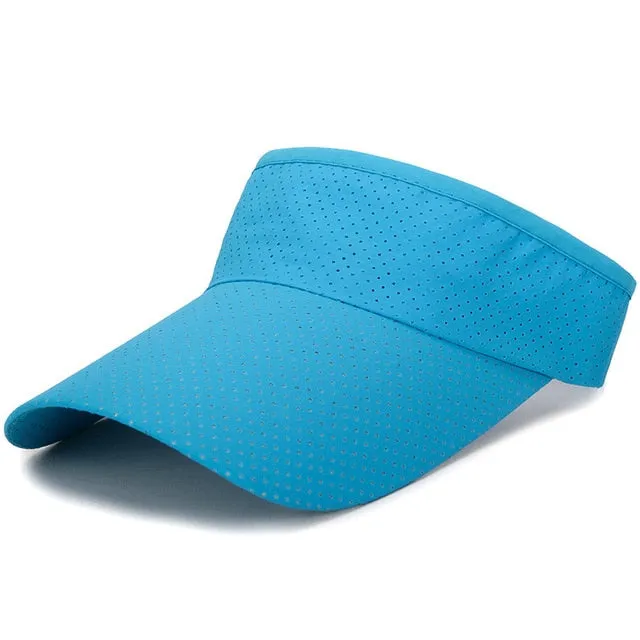 Summer Breathable Air Sun Hats Men Women Adjustable Visor Cap