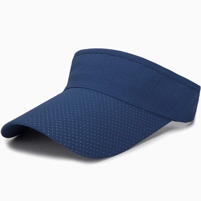 Summer Breathable Air Sun Hats Men Women Adjustable Visor Cap