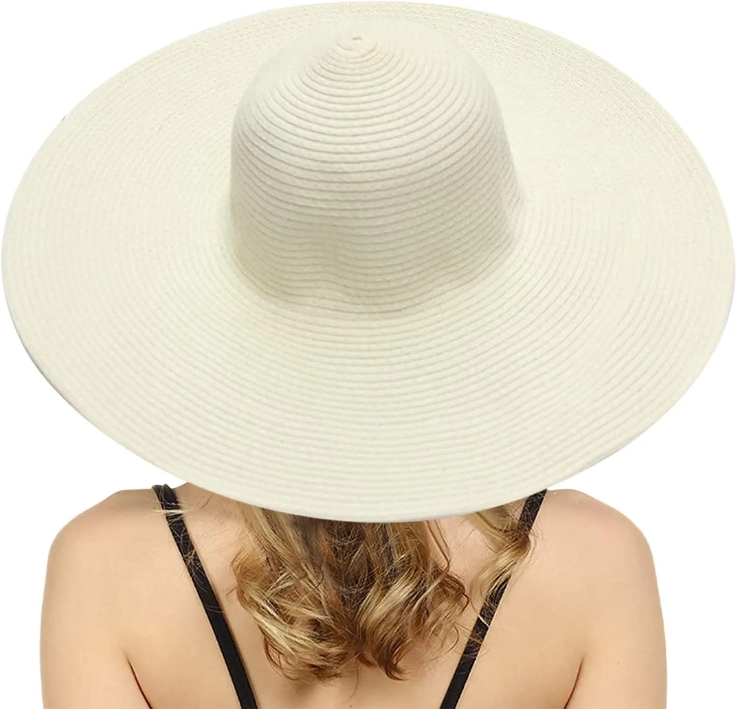 Summer Bucket Hats for Women Wide Brim Straw Beach Sun Hat Foldable Sunscreen Sunshade Fisherman's Hat