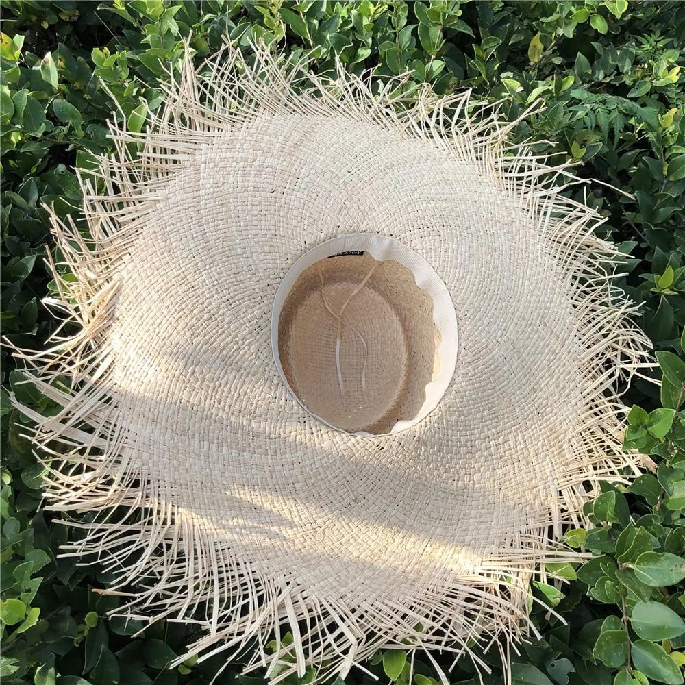 Summer Wide Brim Soft Straw Sun Hat