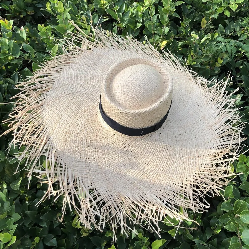 Summer Wide Brim Soft Straw Sun Hat