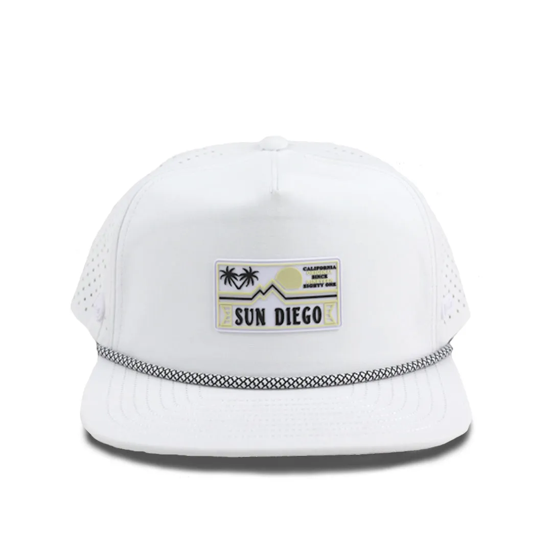 Sun Diego x Melin Coronado Hydro Hat - White (58 cm)