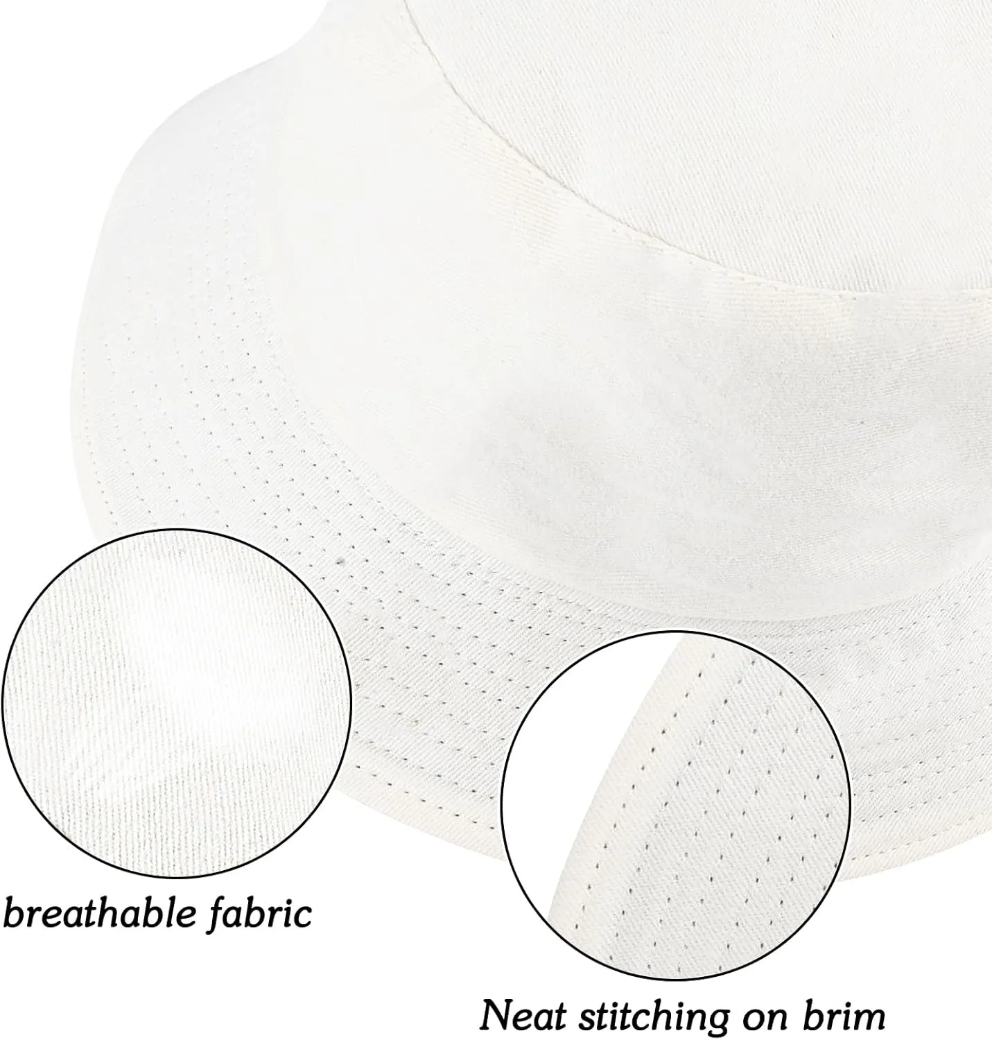 Sun Hat for Women Bucket Hat Cotton Reversible Summer Travel Beach Fishing Cap