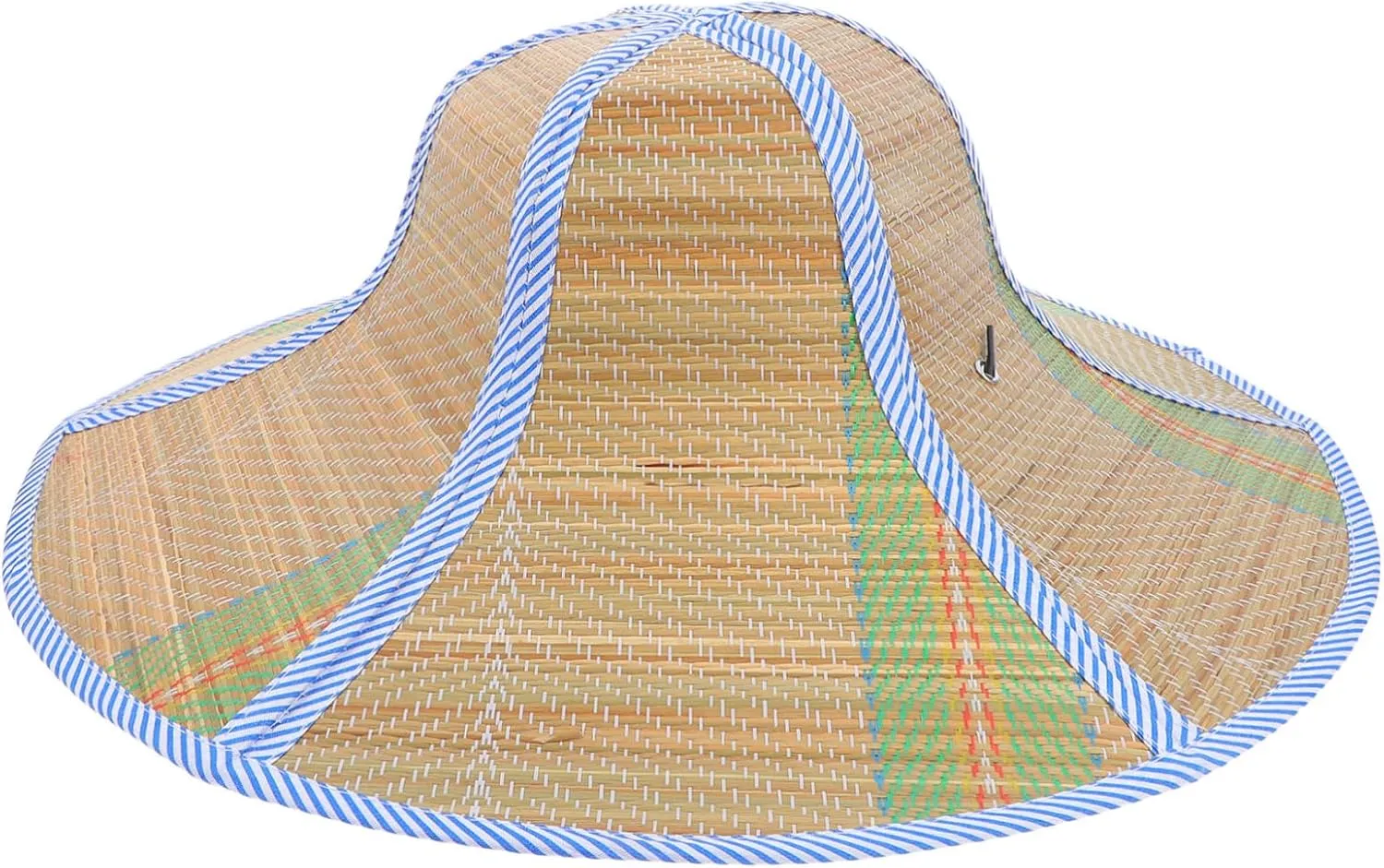 Sun Hat Wide Brim Straw Beach Hat for Men Women Compact Straw for Outdoor Activities Multi