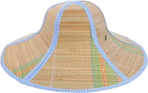 Sun Hat Wide Brim Straw Beach Hat for Men Women Compact Straw for Outdoor Activities Multi