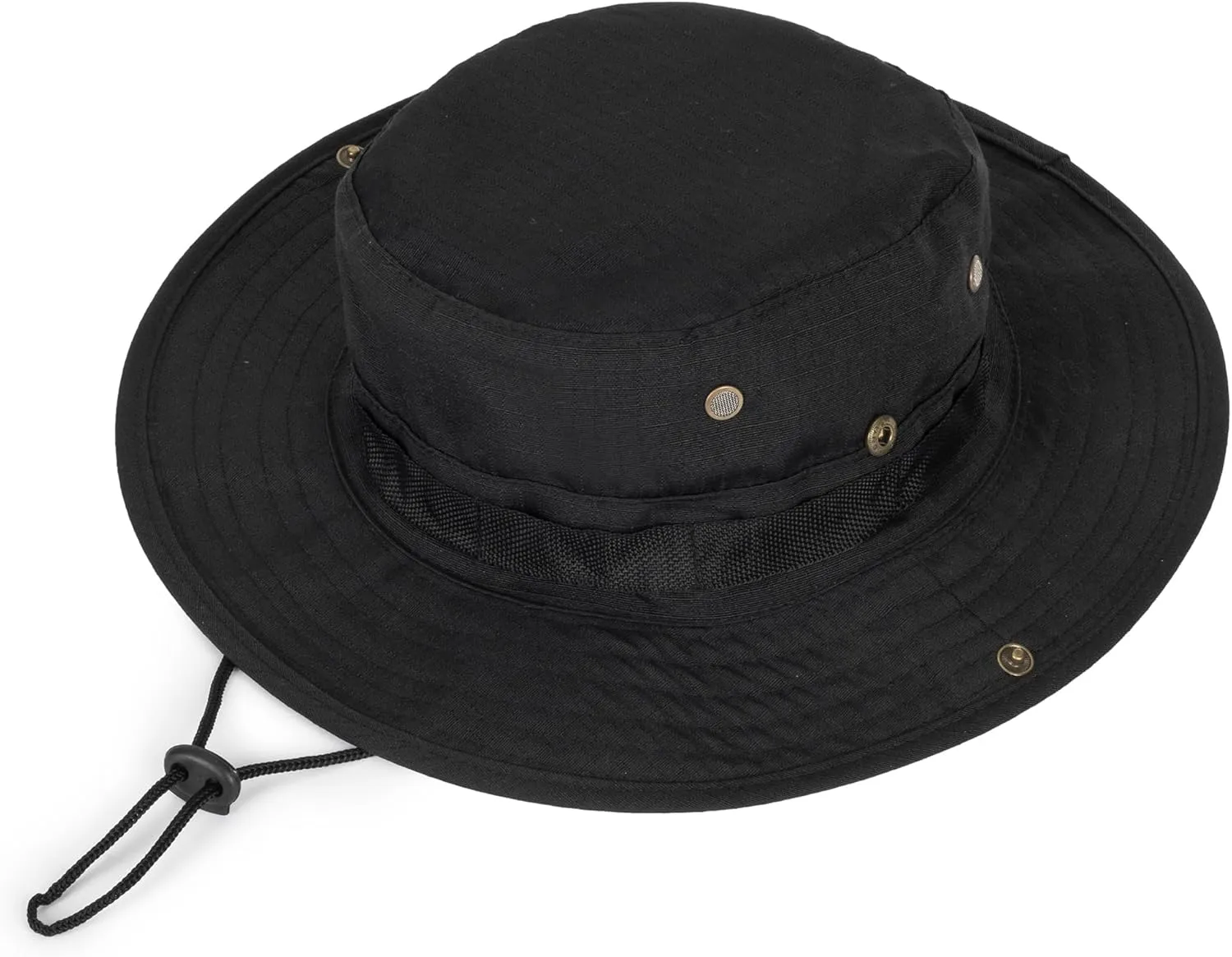 Sun-Hats-for-Men-with-UV-Protection-Wide-Brim Bucket Fishing Safari Boonie Hat for Summer (XL; 23 5/8-24)