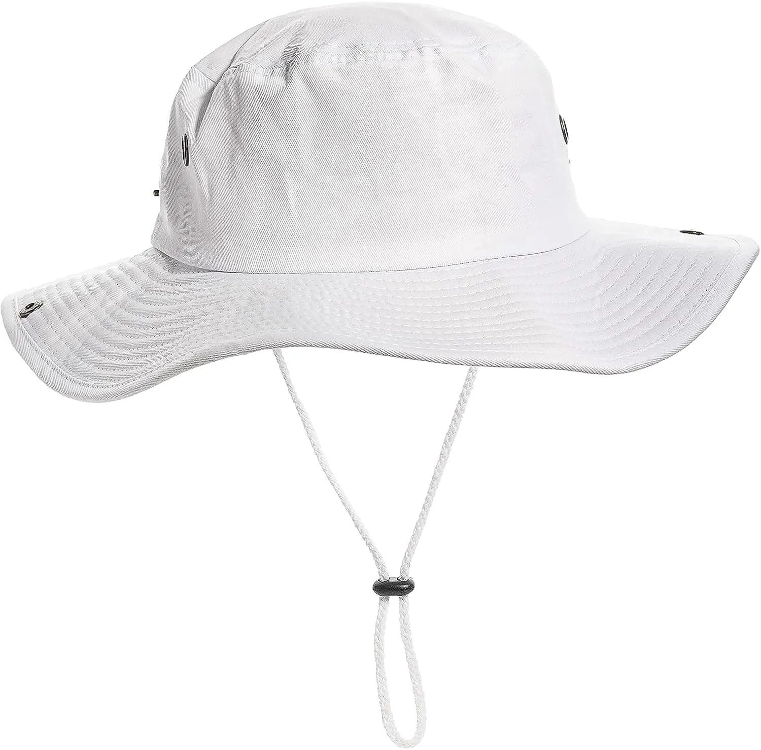 Sun-Hats-for-Men-with-UV-Protection-Wide-Brim Bucket Fishing Safari Boonie Hat for Summer (XL; 23 5/8-24)