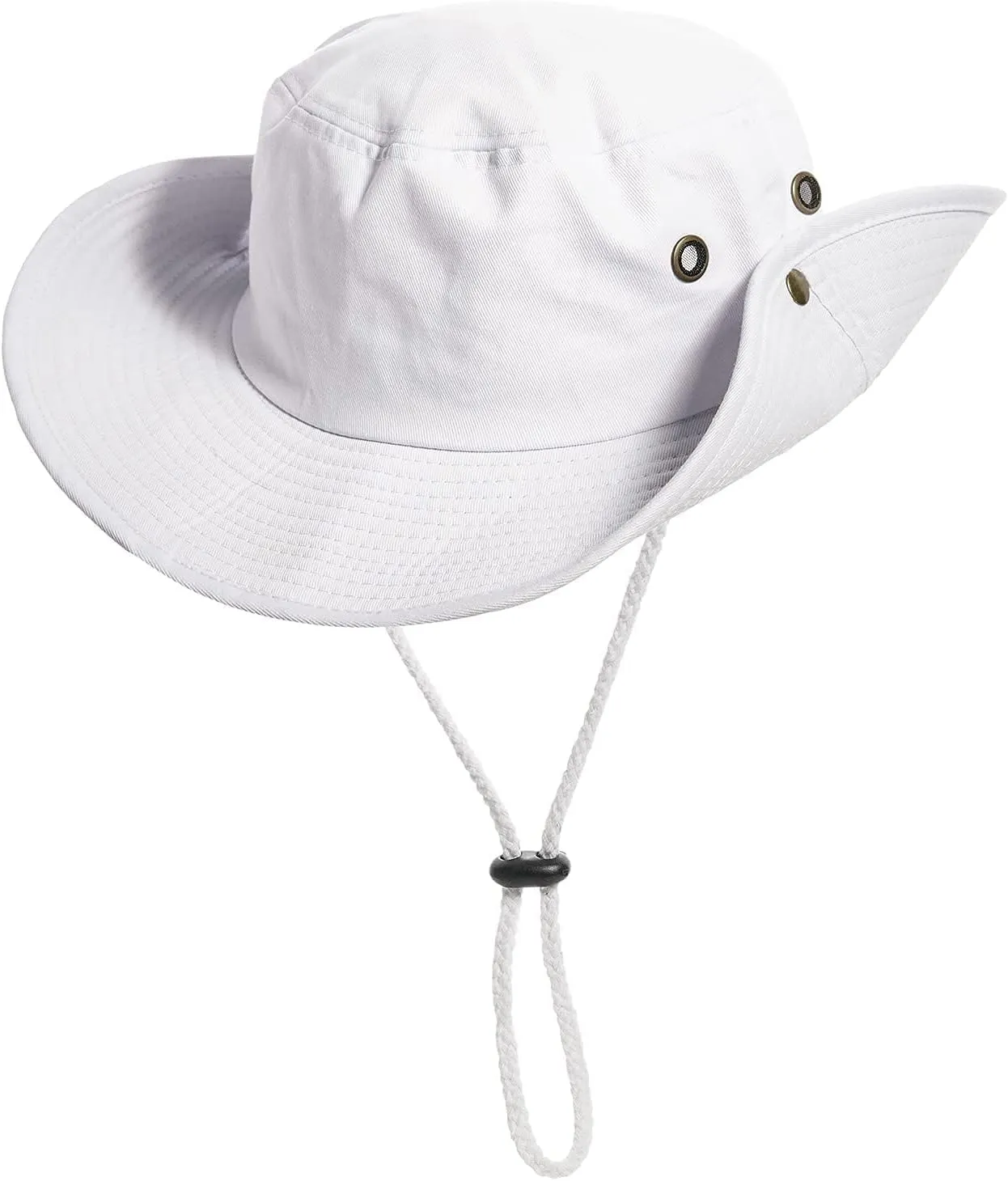 Sun-Hats-for-Men-with-UV-Protection-Wide-Brim Bucket Fishing Safari Boonie Hat for Summer (XL; 23 5/8-24)