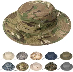 Sun Hats for Men Women Boonie Hat UPF 50  Bucket Hat Wide Brim UV Protection Fishing Hiking Safari Outdoor Hats