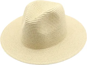 Sun Hats for Women Wide Brim Straw Hat Summer Panama Hats UV Protection Beach Sunhat Packable Bucket Hat