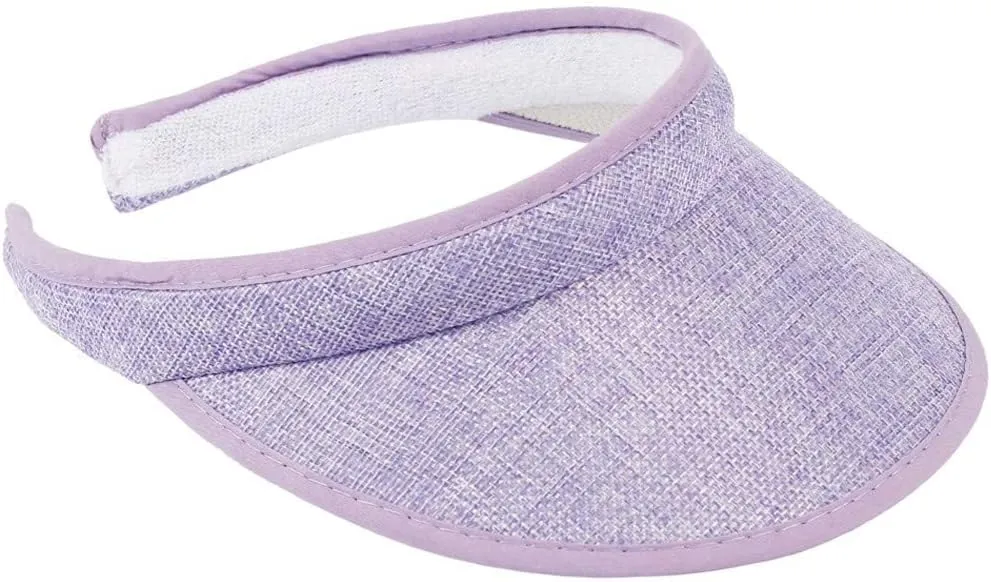 Sun Visor Hat Stretch Headband Visor Sport Wear Athletic Visor Elastic Visor Cap Sun Cap Outdoor Travel Beach
