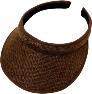 Sun Visor Hats Summer Wide Brim Clip on Beach Hat Adjustable Large Brim Cap for Women