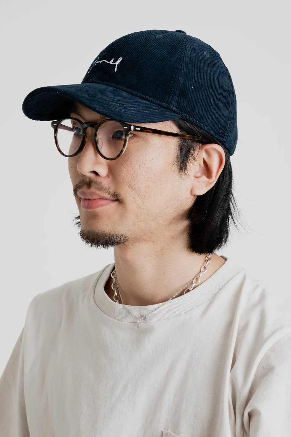Surf Corduroy Cap - Navy
