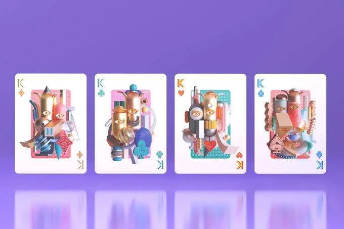 Surrealism Bicycle Playing Cards