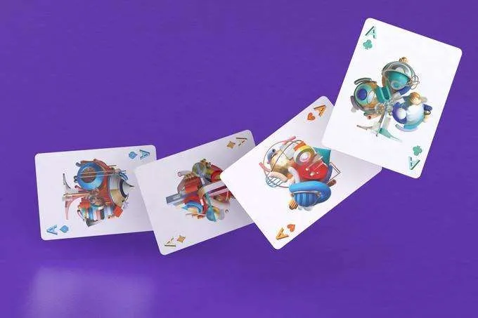 Surrealism Bicycle Playing Cards