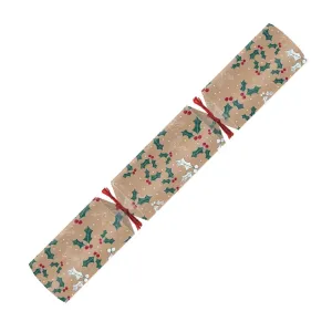 Swantex Kraft Frosted Holly Christmas Crackers 12" Content E2 (Pack 50)