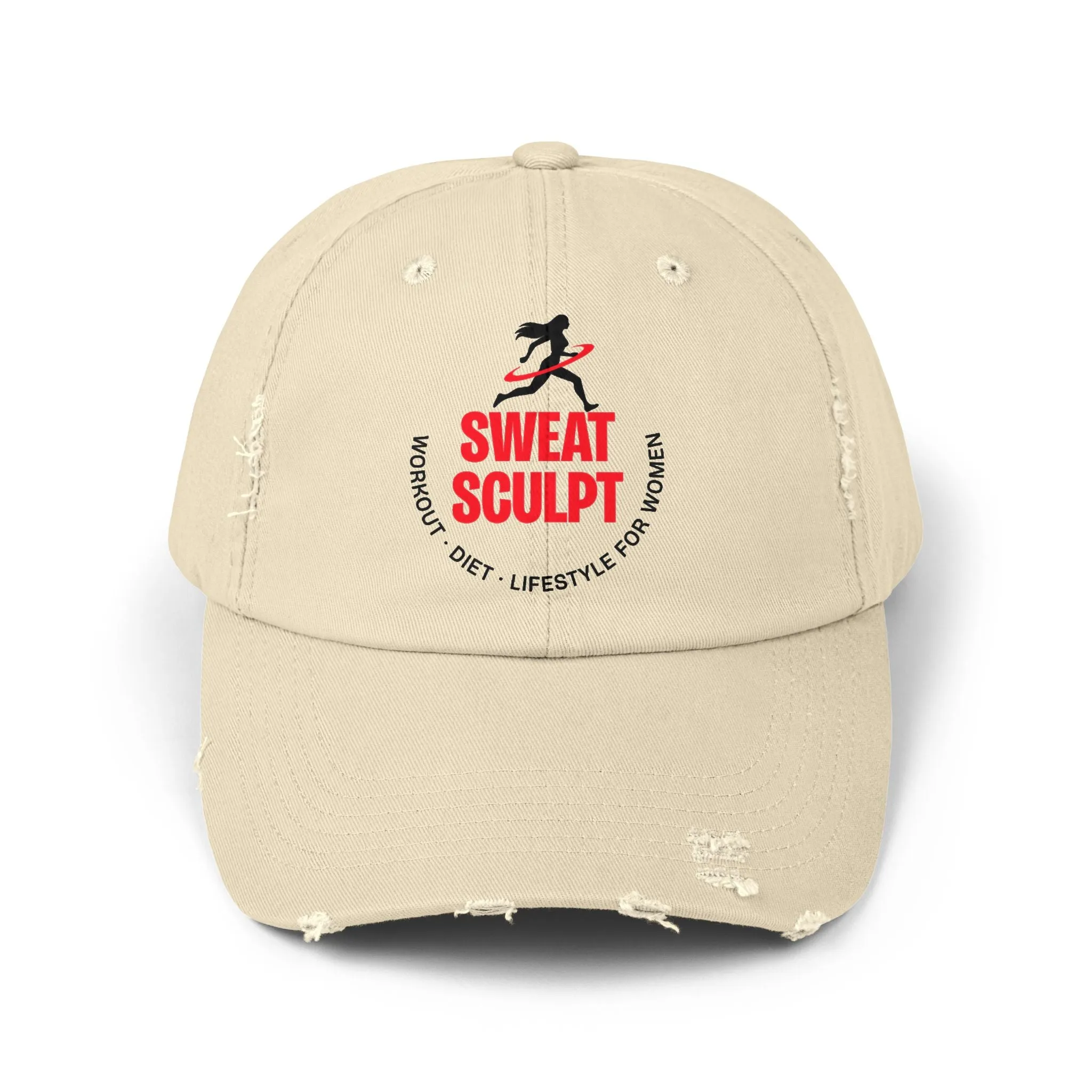 Sweat Sculpt Unisex Distressed Cap  - EmpressKorea