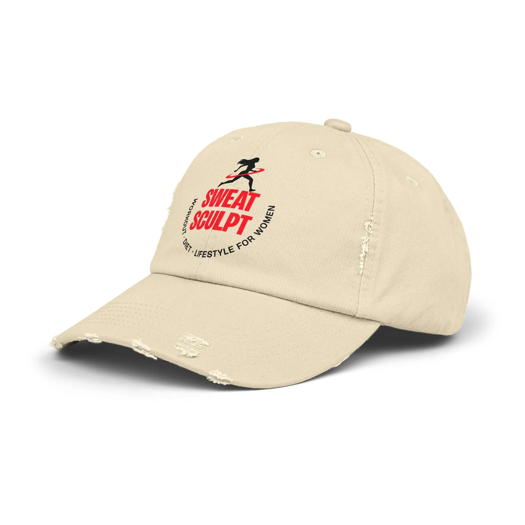 Sweat Sculpt Unisex Distressed Cap  - EmpressKorea