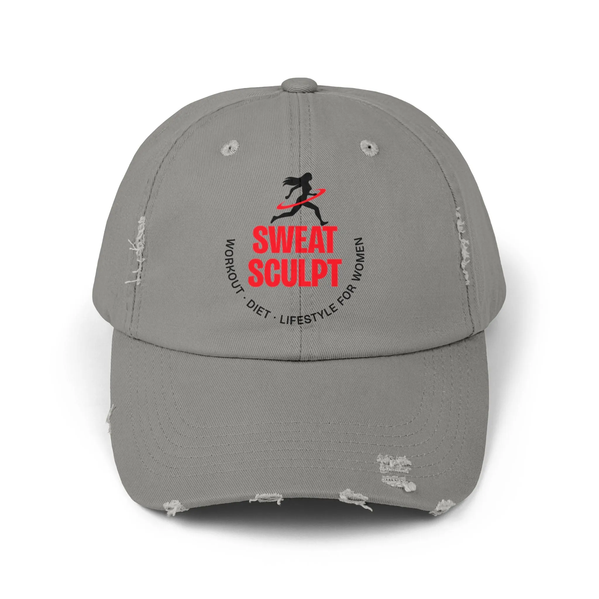 Sweat Sculpt Unisex Distressed Cap  - EmpressKorea