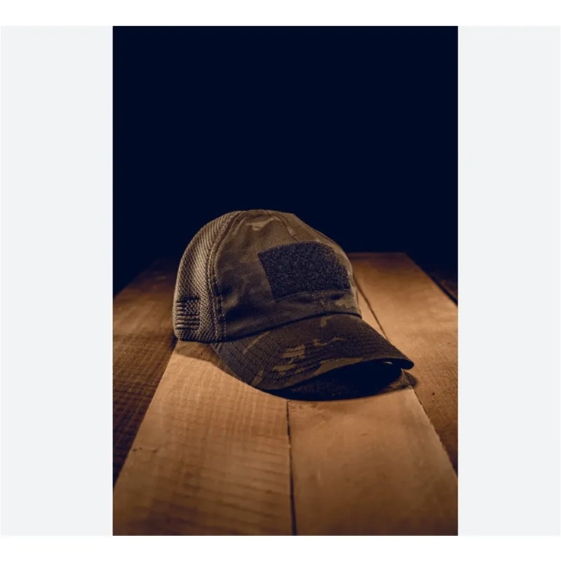 Tactical Cap With Mesh Net CF-49 MILITARY GREEN