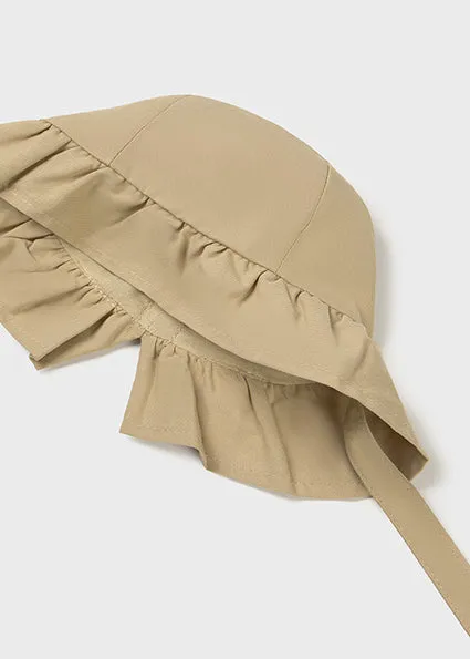 Tan Bow Bucket Hat - Select Size