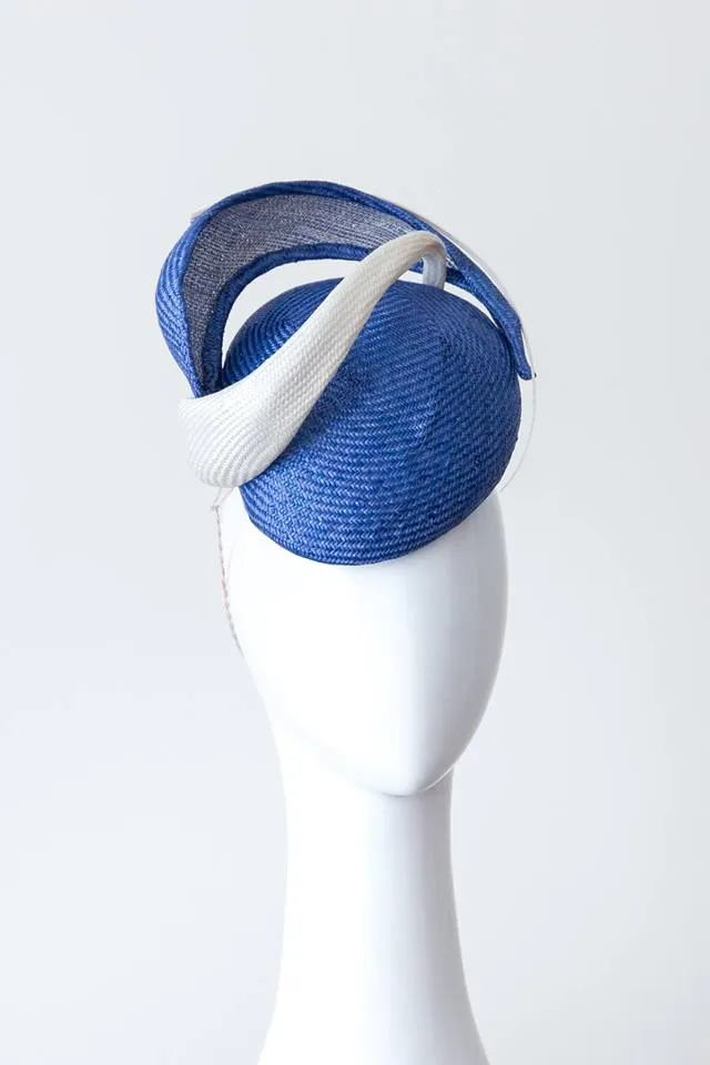TARRAGON: Blue Beret with Waves