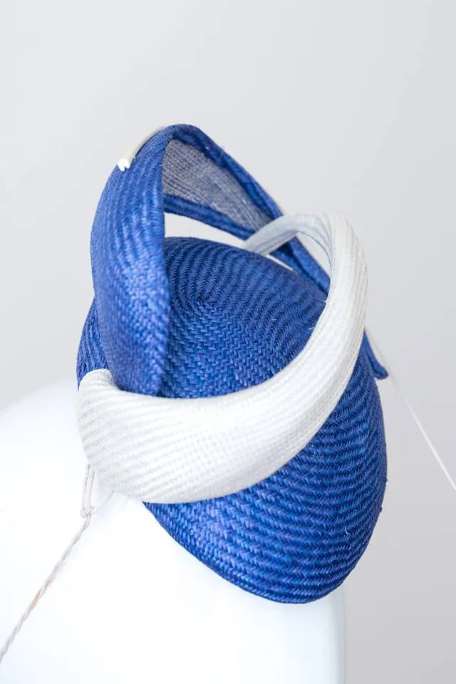 TARRAGON: Blue Beret with Waves