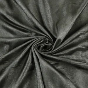 Textured Fur Fabric, Metallic Silver
