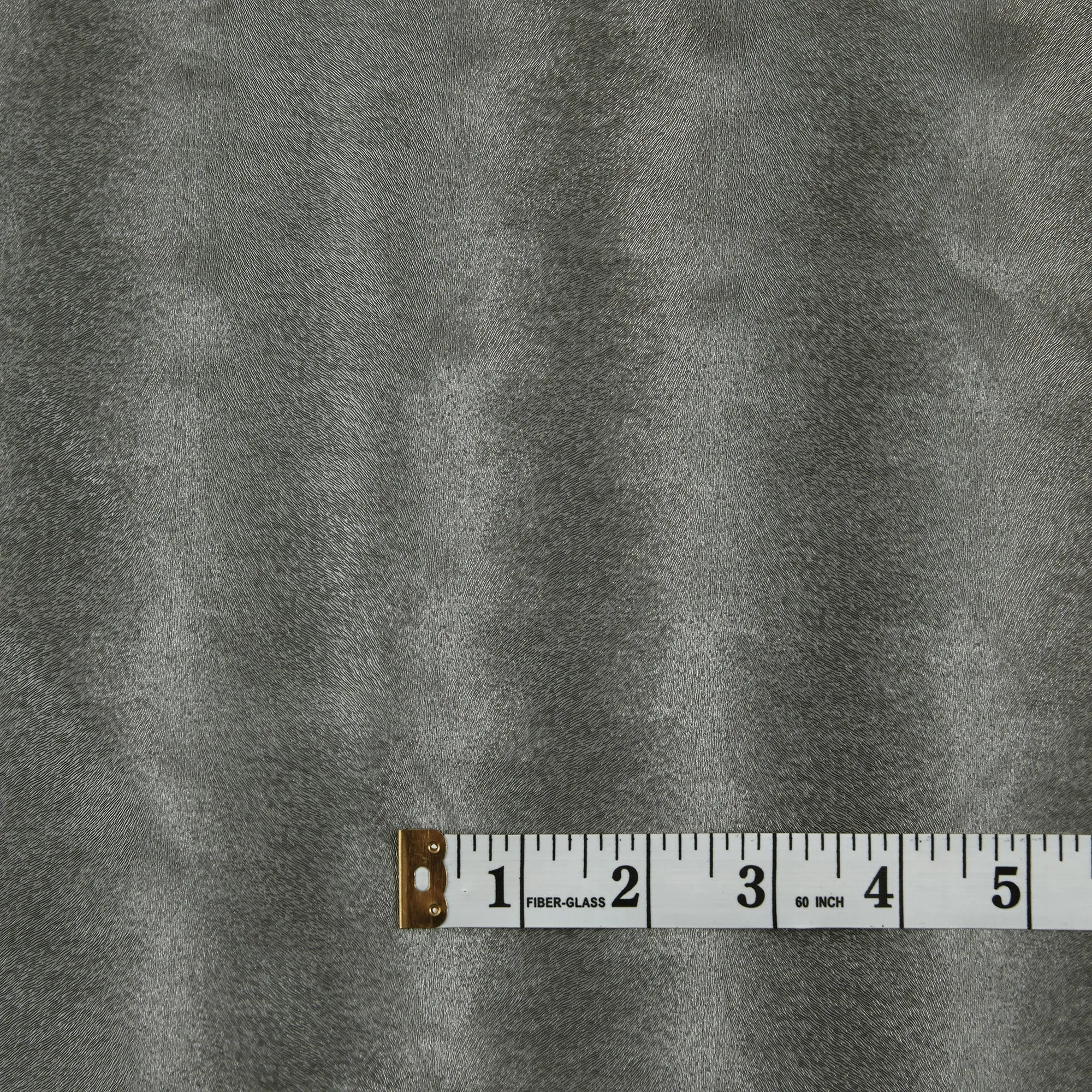 Textured Fur Fabric, Metallic Silver
