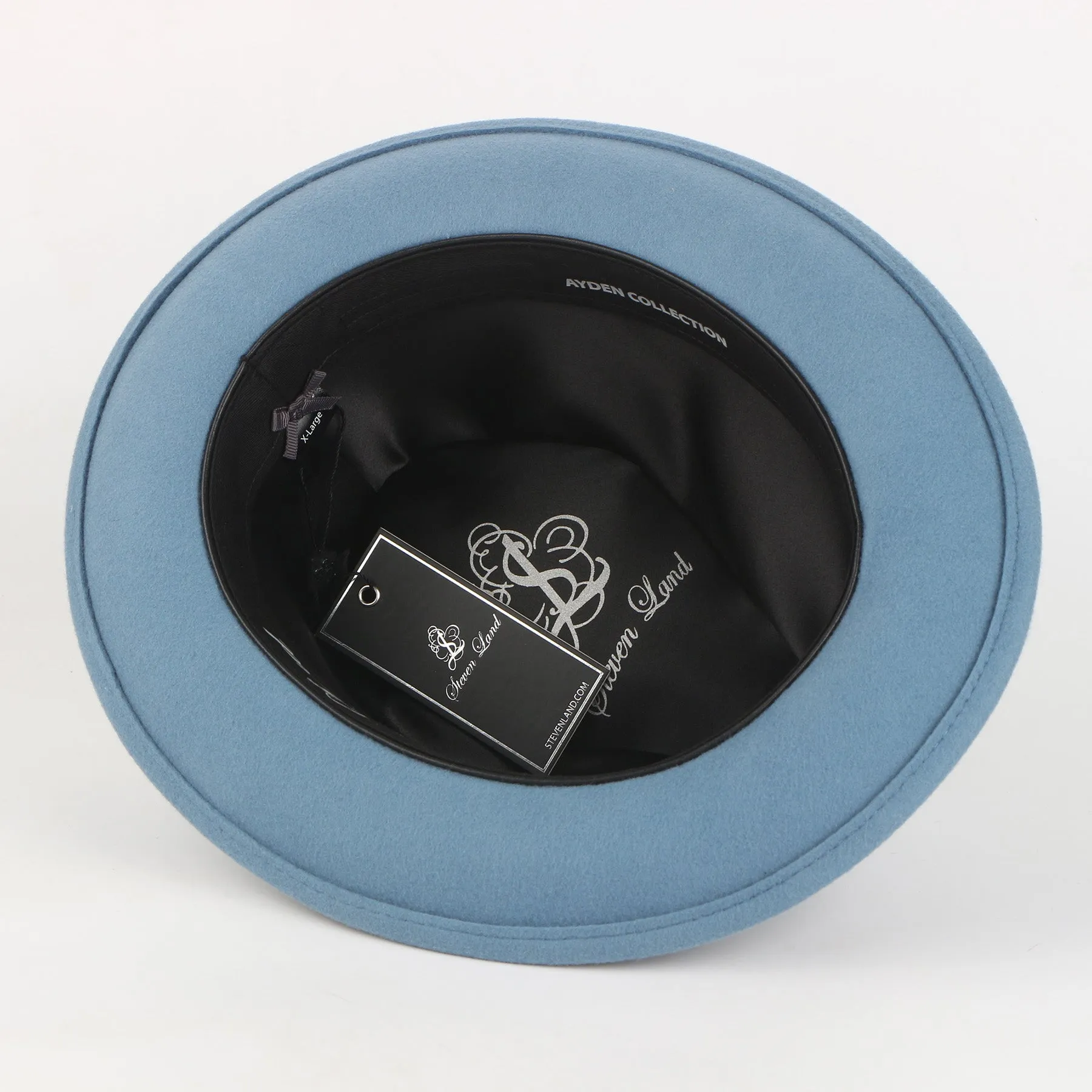 The Ayden Fedora | Felt Hat | Agave Blue