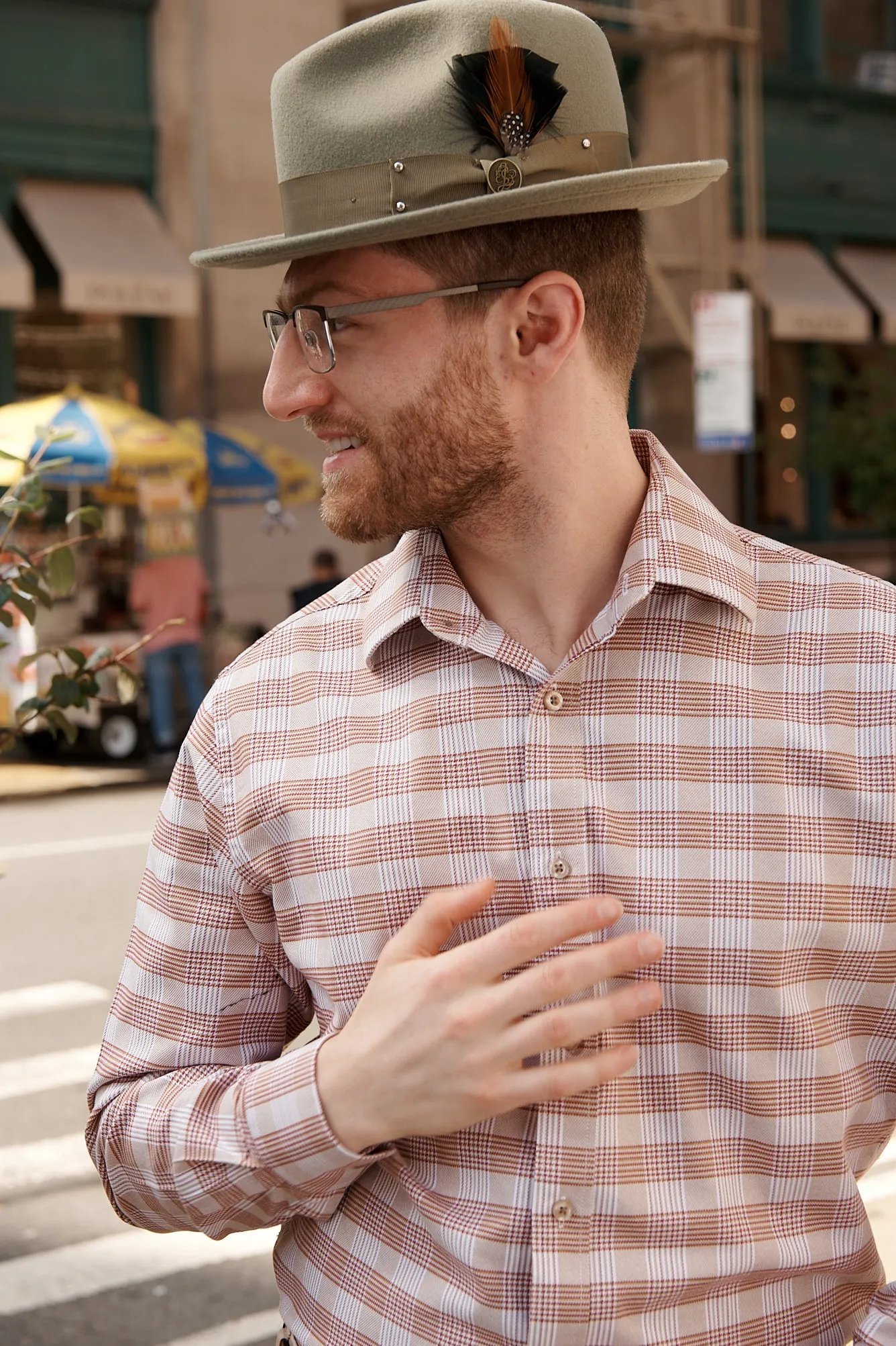 The Ayden Fedora | Felt Hat | Olive