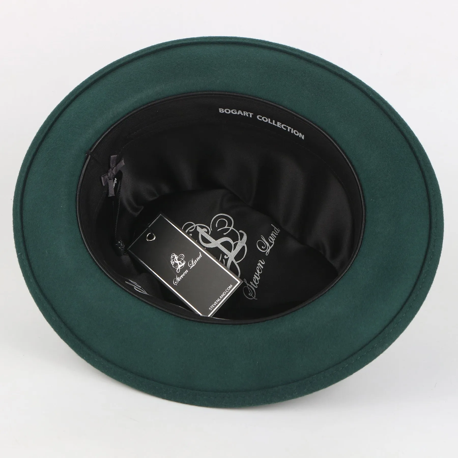 The Bogart Fedora | Felt Hat  | Forest Green
