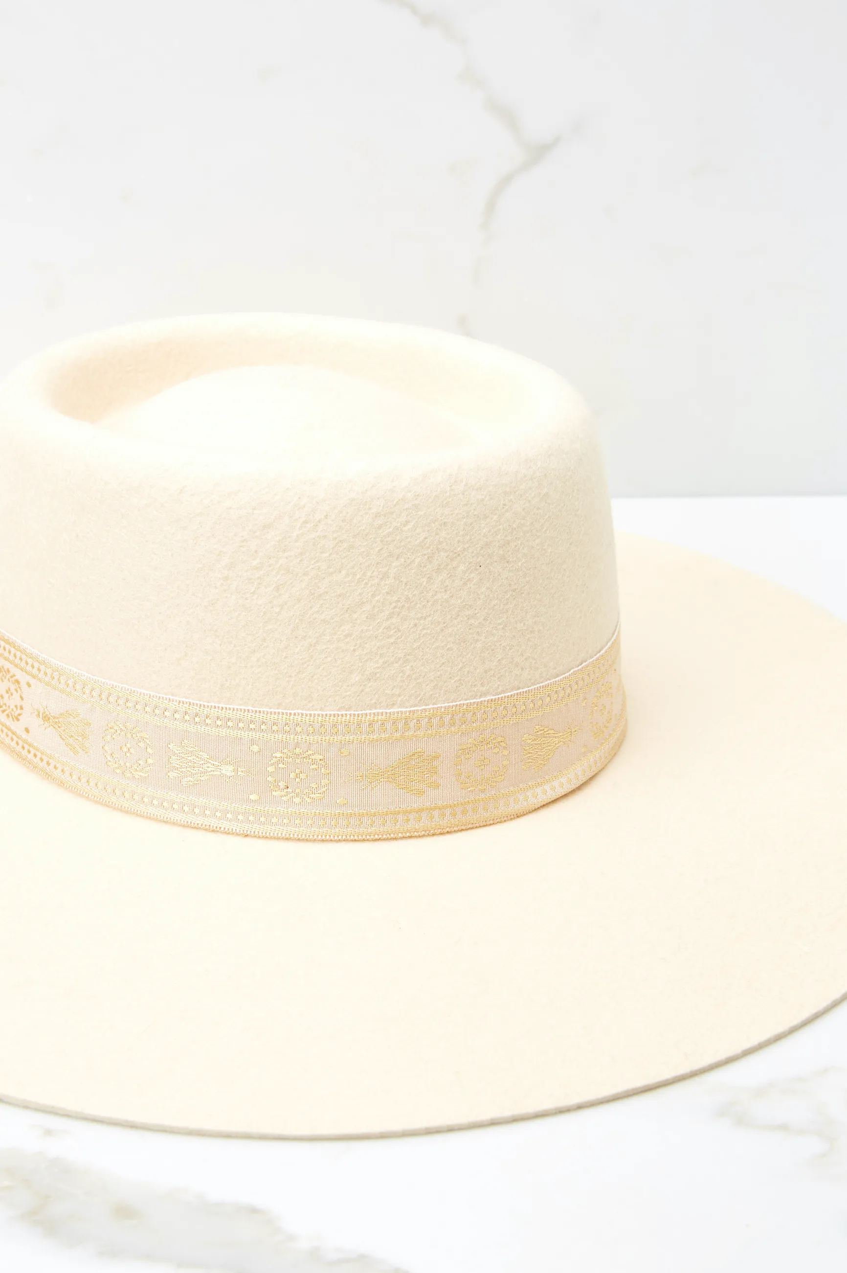 The Cream Juno Boater Hat